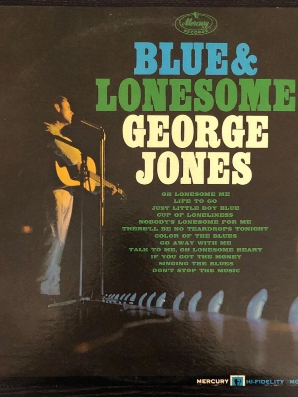 George Jones Blue & Lonesome Lp Vinyl Record Album